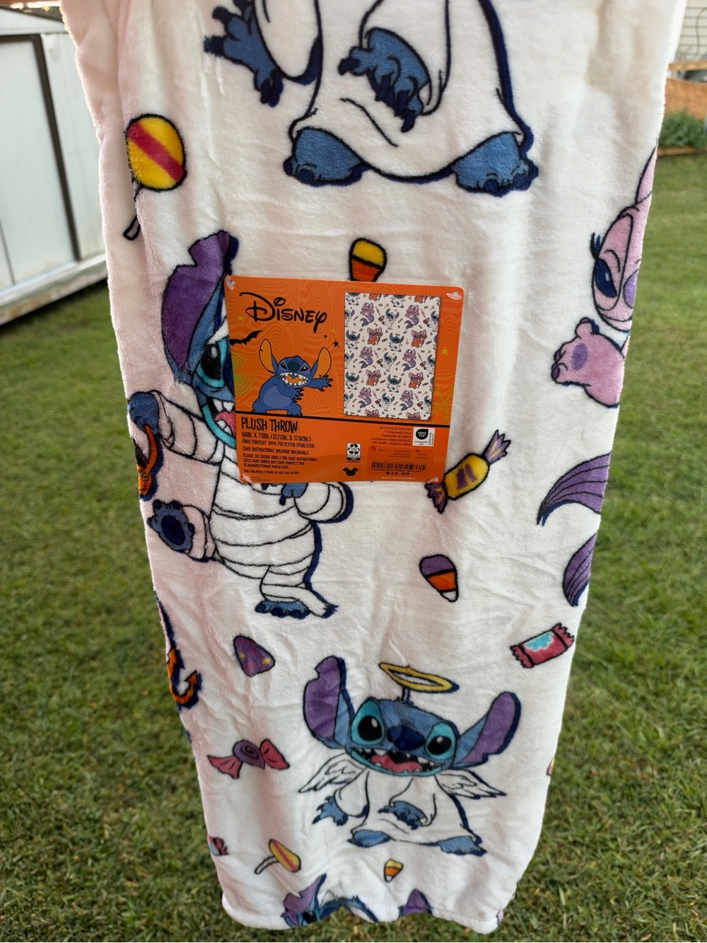 Disney Plush Stitch Throw Blanket